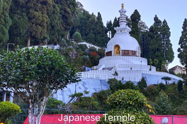 Darjeeling travel places: Tea, Trains & Timeless Beauty 7 Japanese Temple