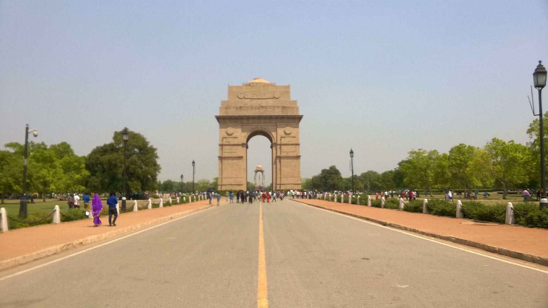 Discover Delhi: The Heartbeat of India 19 India_Gate_from_Rajpath